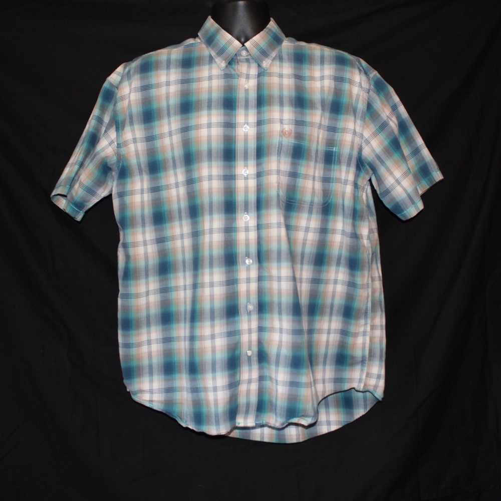 Panhandle Large Plaid Button Down